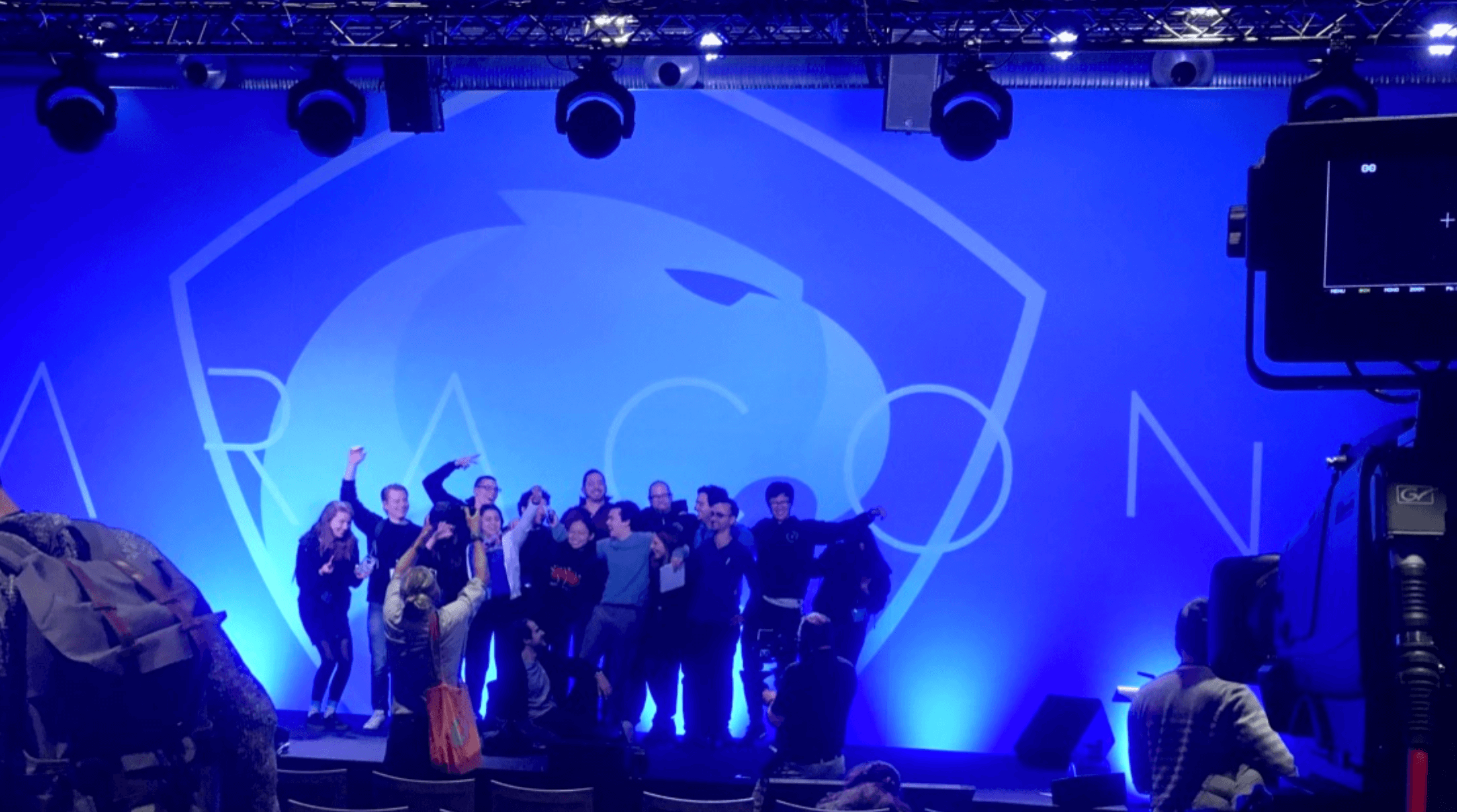 Well deserved cheering of Aracon.ONE team at the end of 2 days intense conferencing.
